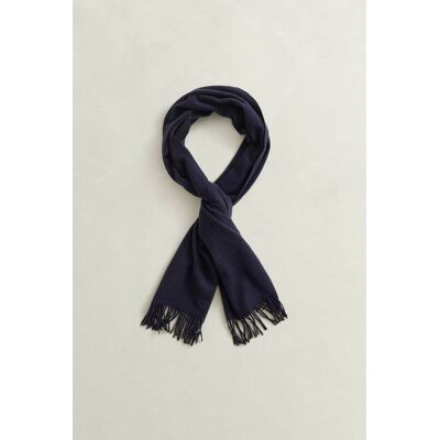 Gant γυναικείο μάλλινο κασκόλ με graphic monogram και κρόσσια - 4920294 Μπλε Σκούρο ONE SIZE Gant γυναικείο μάλλινο κασκόλ με graphic monogram και κρόσσια - 4920294 Μπλε Σκούρο ONE SIZE