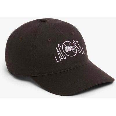 Lacoste unisex καπέλο jockey με logo print - RK1928 Καφέ Σκούρο ONE SIZE Lacoste unisex καπέλο jockey με logo print - RK1928 Καφέ Σκούρο ONE SIZE