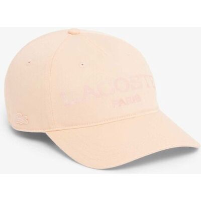 Lacoste unisex καπέλο jockey με logo print - RK2625 Σομόν ONE SIZE Lacoste unisex καπέλο jockey με logo print - RK2625 Σομόν ONE SIZE