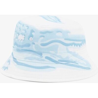 Lacoste unisex καπέλο bucket με λογότυπο και print - RK5005 Λευκό L Lacoste unisex καπέλο bucket με λογότυπο και print - RK5005 Λευκό L