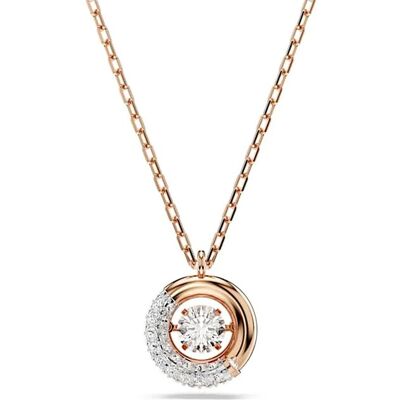 Swarovski γυναικείο μενταγιόν, στρογγυλή κοπή, λευκό, επιμετάλλωση σε ροζ χρυσαφί τόνο "Dextera" - 5692257 Swarovski γυναικείο μενταγιόν, στρογγυλή κοπή, λευκό, επιμετάλλωση σε ροζ χρυσαφί τόνο "Dextera" - 5692257