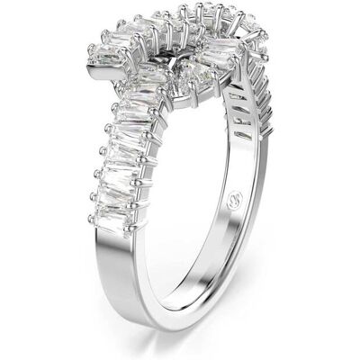 Swarovski γυναικείο δαχτυλίδι κοπή baguette, κόμπος, λευκό, επιμετάλλωση ροδίου "Matrix" (55) - 5727122 Swarovski γυναικείο δαχτυλίδι κοπή baguette, κόμπος, λευκό, επιμετάλλωση ροδίου "Matrix" (55) - 5727122