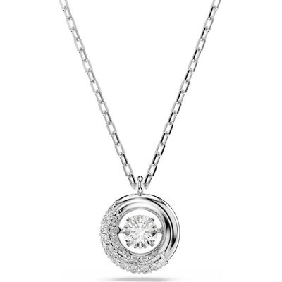 Swarovski γυναικείο μενταγιόν στρογγυλή κοπή, λευκό, επιμετάλλωση ροδίου "Dextera" - 5733400 Swarovski γυναικείο μενταγιόν στρογγυλή κοπή, λευκό, επιμετάλλωση ροδίου "Dextera" - 5733400