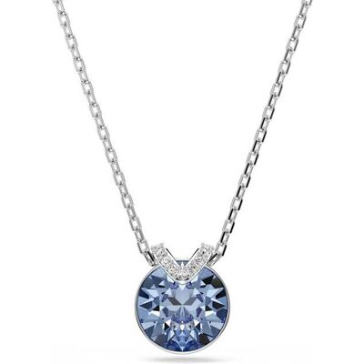 Swarovski γυναικείο μενταγιόν στρογγυλή κοπή, μπλε, επιμετάλλωση ροδίου "Bella V" - 5734232 Swarovski γυναικείο μενταγιόν στρογγυλή κοπή, μπλε, επιμετάλλωση ροδίου "Bella V" - 5734232