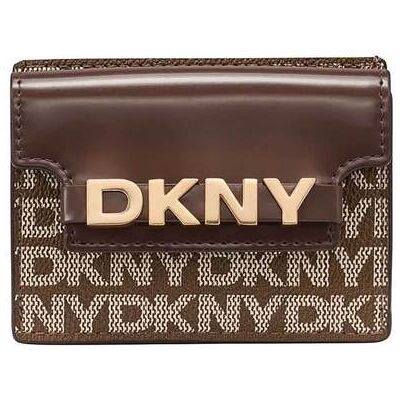 DKNY γυναικεία θήκη για κάρτες με μεταλλικό λογότυπο "Avril" - R52Z5M22 Καφέ ONE SIZE DKNY γυναικεία θήκη για κάρτες με μεταλλικό λογότυπο "Avril" - R52Z5M22 Καφέ ONE SIZE