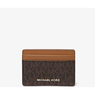 Michael Kors γυναικεία θήκη για κάρτες με μεταλλικό λογότυπο - 32F1GJ6D0B Καφέ ONE SIZE Michael Kors γυναικεία θήκη για κάρτες με μεταλλικό λογότυπο - 32F1GJ6D0B Καφέ ONE SIZE