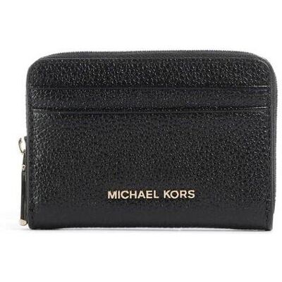 Michael Kors γυναικείο δερμάτινο πορτοφόλι με μεταλλικό λογότυπο - 32T4GJ6Z5L Μαύρο ONE SIZE Michael Kors γυναικείο δερμάτινο πορτοφόλι με μεταλλικό λογότυπο - 32T4GJ6Z5L Μαύρο ONE SIZE