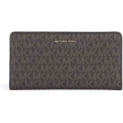 Michael Kors γυναικείο πορτοφόλι με all-over monogram "Bryant Large" - 32S5GYTP3B Καφέ ONE SIZE Michael Kors γυναικείο πορτοφόλι με all-over monogram "Bryant Large" - 32S5GYTP3B Καφέ ONE SIZE