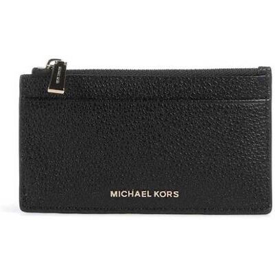 Michael Kors γυναικεία θήκη για κάρτες με μεταλλικό λογότυπο "Jet Set" - 32F5GJ6D8L Μαύρο ONE SIZE Michael Kors γυναικεία θήκη για κάρτες με μεταλλικό λογότυπο "Jet Set" - 32F5GJ6D8L Μαύρο ONE SIZE