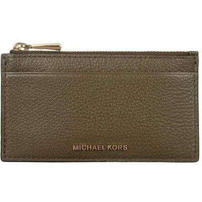 Michael Kors γυναικεία δερμάτινη θήκη για κάρτες "Jet Set" - 32F5GJ6D8L Χακί ONE SIZE Michael Kors γυναικεία δερμάτινη θήκη για κάρτες "Jet Set" - 32F5GJ6D8L Χακί ONE SIZE