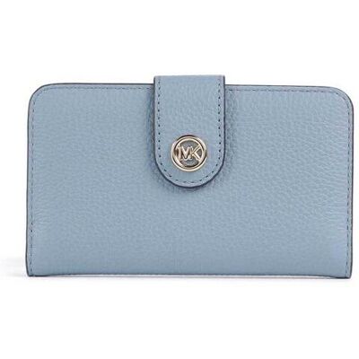 Michael Kors γυναικείο δερμάτινο πορτοφόλι "MK Pop Charm Medium" - 32S6G17F8L Μπλε Ανοιχτό ONE SIZE Michael Kors γυναικείο δερμάτινο πορτοφόλι "MK Pop Charm Medium" - 32S6G17F8L Μπλε Ανοιχτό ONE SIZE