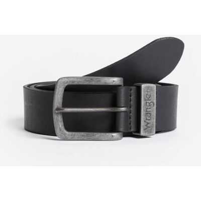 Wrangler® ανδρική δερμάτινη ζώνη με logo - 112125432 Μαύρο 90 Wrangler® ανδρική δερμάτινη ζώνη με logo - 112125432 Μαύρο 90