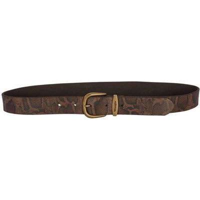 Wrangler® unisex δερμάτινη ζώνη με snake print - 112387413 Καφέ Σκούρο 80 Wrangler® unisex δερμάτινη ζώνη με snake print - 112387413 Καφέ Σκούρο 80