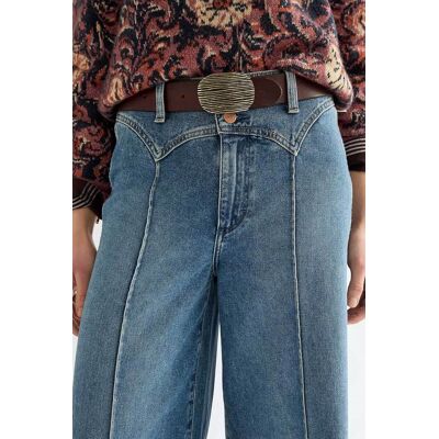 Wrangler® γυναικεία δερμάτινη ζώνη με οβάλ χρυσή μεταλλική αγκράφα - 112387414 Καφέ 85 Wrangler® γυναικεία δερμάτινη ζώνη με οβάλ χρυσή μεταλλική αγκράφα - 112387414 Καφέ 85