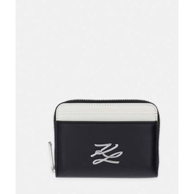 Karl Lagerfeld γυναικείο δερμάτινο πορτοφόλι "Autograph Small" - B2W32005 Μαύρο ONE SIZE Karl Lagerfeld γυναικείο δερμάτινο πορτοφόλι "Autograph Small" - B2W32005 Μαύρο ONE SIZE