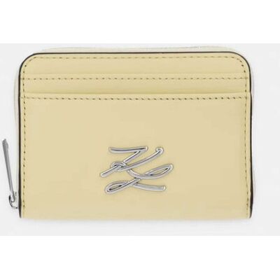 Karl Lagerfeld γυναικείο δερμάτινο πορτοφόλι "Autograph Small" - B2W32005 Κίτρινο Ανοιχτό ONE SIZE Karl Lagerfeld γυναικείο δερμάτινο πορτοφόλι "Autograph Small" - B2W32005 Κίτρινο Ανοιχτό ONE SIZE