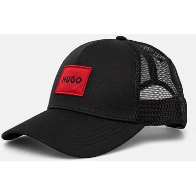 Hugo Boss ανδρικό καπέλο μονόχρωμο με logo patch - 50519398 Μαύρο ONE SIZE Hugo Boss ανδρικό καπέλο μονόχρωμο με logo patch - 50519398 Μαύρο ONE SIZE