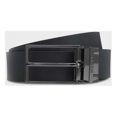 Hugo Boss ανδρική δερμάτινη ζώνη με μεταλική αγκράφα - 50548365 Μαύρο ONE SIZE Hugo Boss ανδρική δερμάτινη ζώνη με μεταλική αγκράφα - 50548365 Μαύρο ONE SIZE