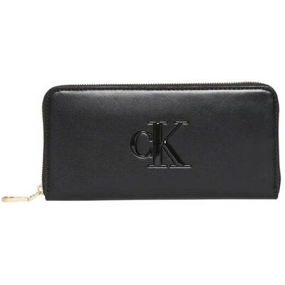Calvin Klein Jeans γυναικείο πορτοφόλι με monogram - LV04F1077G Μαύρο ONE SIZE Calvin Klein Jeans γυναικείο πορτοφόλι με monogram - LV04F1077G Μαύρο ONE SIZE
