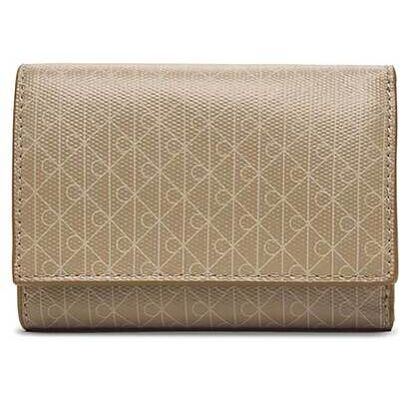 Calvin Klein Jeans γυναικείο πορτοφόλι με all-over logo print - LV04F1118G Μπεζ ONE SIZE Calvin Klein Jeans γυναικείο πορτοφόλι με all-over logo print - LV04F1118G Μπεζ ONE SIZE