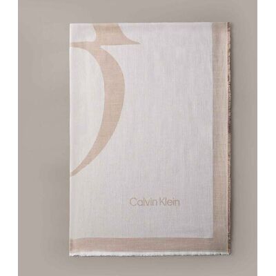 Calvin Klein Jeans γυναικείο φουλάρι με λογότυπο - LV04F8085G Μπεζ ONE SIZE Calvin Klein Jeans γυναικείο φουλάρι με λογότυπο - LV04F8085G Μπεζ ONE SIZE
