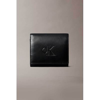 Calvin Klein Jeans γυναικείο πορτοφόλι με ανάγλυφο monogram - LV04F1156G Μαύρο ONE SIZE Calvin Klein Jeans γυναικείο πορτοφόλι με ανάγλυφο monogram - LV04F1156G Μαύρο ONE SIZE