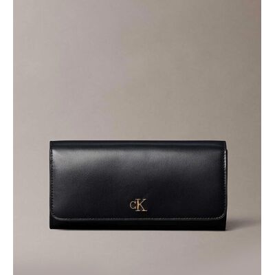 Calvin Klein Jeans γυναικείο δερμάτινο πορτοφόλι με monogram - LV04F1224G Μαύρο ONE SIZE Calvin Klein Jeans γυναικείο δερμάτινο πορτοφόλι με monogram - LV04F1224G Μαύρο ONE SIZE