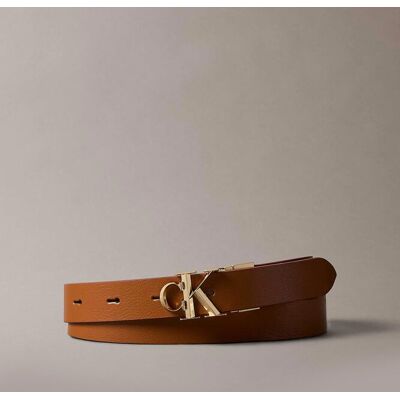 Calvin Klein Jeans γυναικεία δερμάτινη ζώνη διπλής όψης με μεταλλικό monogram - LV04F7044G Ταμπά 95cm Calvin Klein Jeans γυναικεία δερμάτινη ζώνη διπλής όψης με μεταλλικό monogram - LV04F7044G Ταμπά 95cm