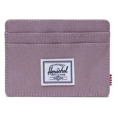 Herschel unisex θήκη για κάρτες μονόχρωμη με contrast logo patch "Charlie" - 66UACL01341 Λιλά ONE SIZE Herschel unisex θήκη για κάρτες μονόχρωμη με contrast logo patch "Charlie" - 66UACL01341 Λιλά ONE SIZE