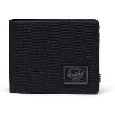 Herschel unisex πορτοφόλι μονόχρωμο με contrast logo patch και logo label "Roy Coin" - 66UACL01392 Μαύρο ONE SIZE Herschel unisex πορτοφόλι μονόχρωμο με contrast logo patch και logo label "Roy Coin" - 66UACL01392 Μαύρο ONE SIZE