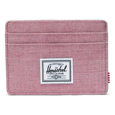 Herschel unisex θήκη για κάρτες μονόχρωμη με contrast logo patch "Charlie" - 66UACL01741 Σάπιο Μήλο ONE SIZE Herschel unisex θήκη για κάρτες μονόχρωμη με contrast logo patch "Charlie" - 66UACL01741 Σάπιο Μήλο ONE SIZE