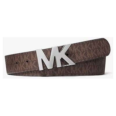 Michael Kors ανδρική δερμάτινη ζώνη διπλής όψης με μεταλλικό monogram - 39H9LBLY1U Καφέ ONE SIZE Michael Kors ανδρική δερμάτινη ζώνη διπλής όψης με μεταλλικό monogram - 39H9LBLY1U Καφέ ONE SIZE