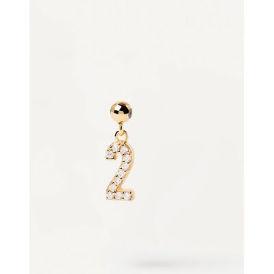 PDPAOLA γυναικείο charm "Number 2" - CH01-008-U PDPAOLA γυναικείο charm "Number 2" - CH01-008-U