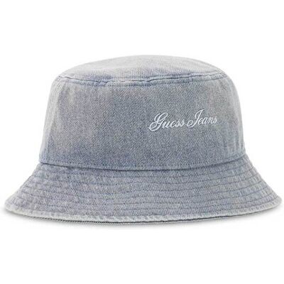 Guess γυναικείο denim καπέλο bucket με κεντημένο λογότυπο - W6GZA5WF8V1 Denim Blue ONE SIZE Guess γυναικείο denim καπέλο bucket με κεντημένο λογότυπο - W6GZA5WF8V1 Denim Blue ONE SIZE