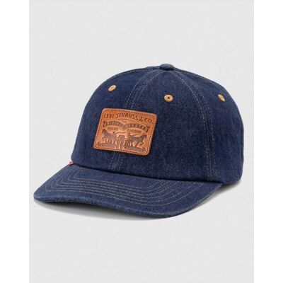 Levi's® ανδρικό denim καπέλο με λογότυπο "Dad Cap" - 000A90005 Denim Blue ONE SIZE Levi's® ανδρικό denim καπέλο με λογότυπο "Dad Cap" - 000A90005 Denim Blue ONE SIZE