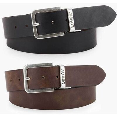 Levi's® ανδρική δερμάτινη ζώνη διπλής όψης "Reversible Core" - 771342086 Καφέ 105 Levi's® ανδρική δερμάτινη ζώνη διπλής όψης "Reversible Core" - 771342086 Καφέ 105