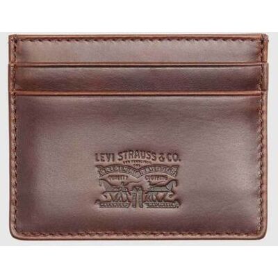 Levi's® ανδρική δερμάτινη θήκη για κάρτες - 005H10000 Καφέ ONE SIZE Levi's® ανδρική δερμάτινη θήκη για κάρτες - 005H10000 Καφέ ONE SIZE