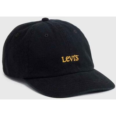 Levi's® ανδρικό καπέλο jockey "Club Logo" - 008Q00000 Μαύρο ONE SIZE Levi's® ανδρικό καπέλο jockey "Club Logo" - 008Q00000 Μαύρο ONE SIZE