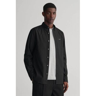 Gant ανδρικό πουκάμισο button down oxford με κεντημένο λογότυπο Regular Fit - 3000300 Μαύρο XL Gant ανδρικό πουκάμισο button down oxford με κεντημένο λογότυπο Regular Fit - 3000300 Μαύρο XL