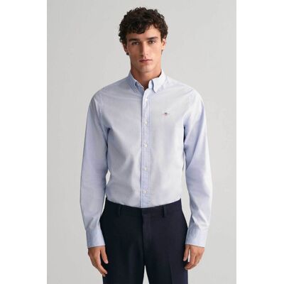 Gant ανδρικό πουκάμισο button down oxford με κεντημένο λογότυπο Regular Fit - 3000300 Denim Blue Ανοιχτό L Gant ανδρικό πουκάμισο button down oxford με κεντημένο λογότυπο Regular Fit - 3000300 Denim Blue Ανοιχτό L