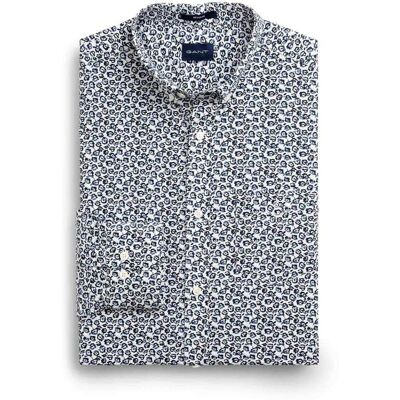 Gant ανδρικό πουκάμισο button down με all-over floral print Regular Fit - 3004970 Λευκό M Gant ανδρικό πουκάμισο button down με all-over floral print Regular Fit - 3004970 Λευκό M