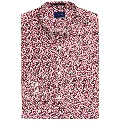 Gant ανδρικό πουκάμισο button down με all-over floral print Regular Fit - 3004970 Κόκκινο M Gant ανδρικό πουκάμισο button down με all-over floral print Regular Fit - 3004970 Κόκκινο M