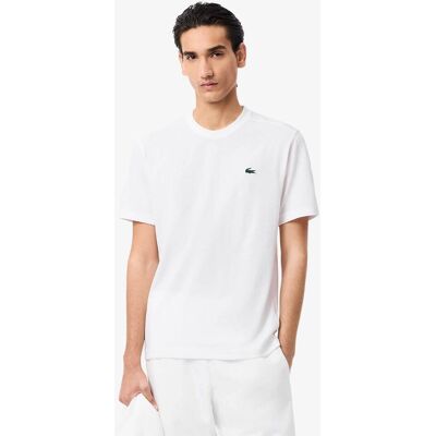 Lacoste ανδρικό T-shirt μονόχρωμο με κεντημένο λογότυπο Regular Fit - TH7618 Λευκό 4XL Lacoste ανδρικό T-shirt μονόχρωμο με κεντημένο λογότυπο Regular Fit - TH7618 Λευκό 4XL