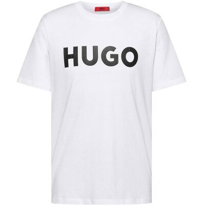 Hugo Boss ανδρικό T-shirt με logo print Regular Fit "Dulivio" - 50467556 Λευκό XXL Hugo Boss ανδρικό T-shirt με logo print Regular Fit "Dulivio" - 50467556 Λευκό XXL