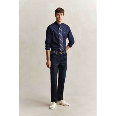 Gant ανδρικό τζιν παντελόνι πεντάτσεπο Regular Fit (34L) - 1000011 Denim Blue Σκούρο 36 Gant ανδρικό τζιν παντελόνι πεντάτσεπο Regular Fit (34L) - 1000011 Denim Blue Σκούρο 36