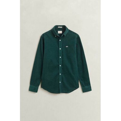 Gant ανδρικό κοτλέ πουκάμισο button down με κεντημένο λογότυπο Regular Fit - 3250351 Πράσινο Leaf XXL Gant ανδρικό κοτλέ πουκάμισο button down με κεντημένο λογότυπο Regular Fit - 3250351 Πράσινο Leaf XXL