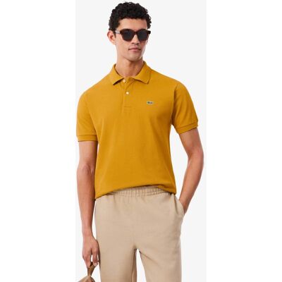 Lacoste ανδρική μπλούζα πόλο πικέ κοντομάνικη με κεντημένο λογότυπο Classic Fit - L1212 Κίτρινο Honey M Lacoste ανδρική μπλούζα πόλο πικέ κοντομάνικη με κεντημένο λογότυπο Classic Fit - L1212 Κίτρινο Honey M