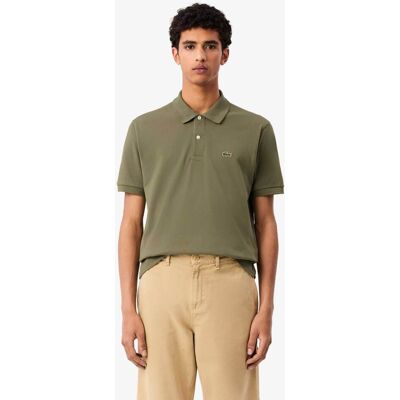 Lacoste ανδρική μπλούζα πόλο πικέ κοντομάνικη με κεντημένο λογότυπο Classic Fit - L1212 Λαδί M Lacoste ανδρική μπλούζα πόλο πικέ κοντομάνικη με κεντημένο λογότυπο Classic Fit - L1212 Λαδί M