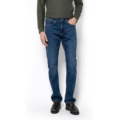 Nautica ανδρικό τζιν παντελόνι πεντάτσεπο Straight Fit - 5P7900 Denim Blue 36 Nautica ανδρικό τζιν παντελόνι πεντάτσεπο Straight Fit - 5P7900 Denim Blue 36