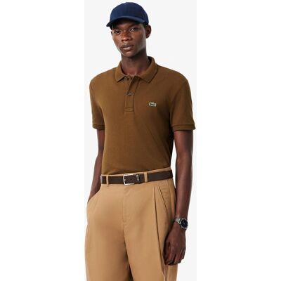 Lacoste ανδρική μπλούζα πόλο πικέ κοντομάνικη με κεντημένο λογότυπο Slim Fit - PH4012 Καφέ XXL Lacoste ανδρική μπλούζα πόλο πικέ κοντομάνικη με κεντημένο λογότυπο Slim Fit - PH4012 Καφέ XXL
